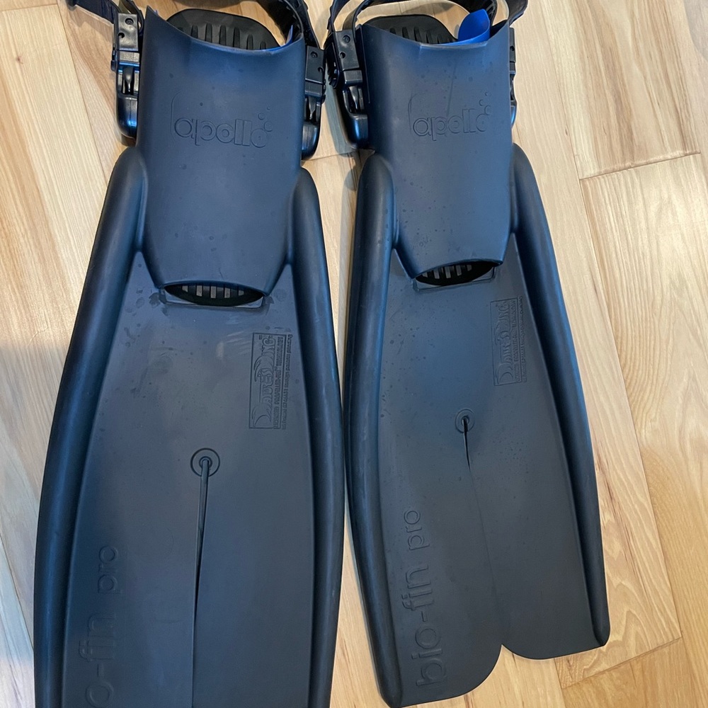 Apollo Bio-Fin Pro Open Heel Scuba Split Fins - Small